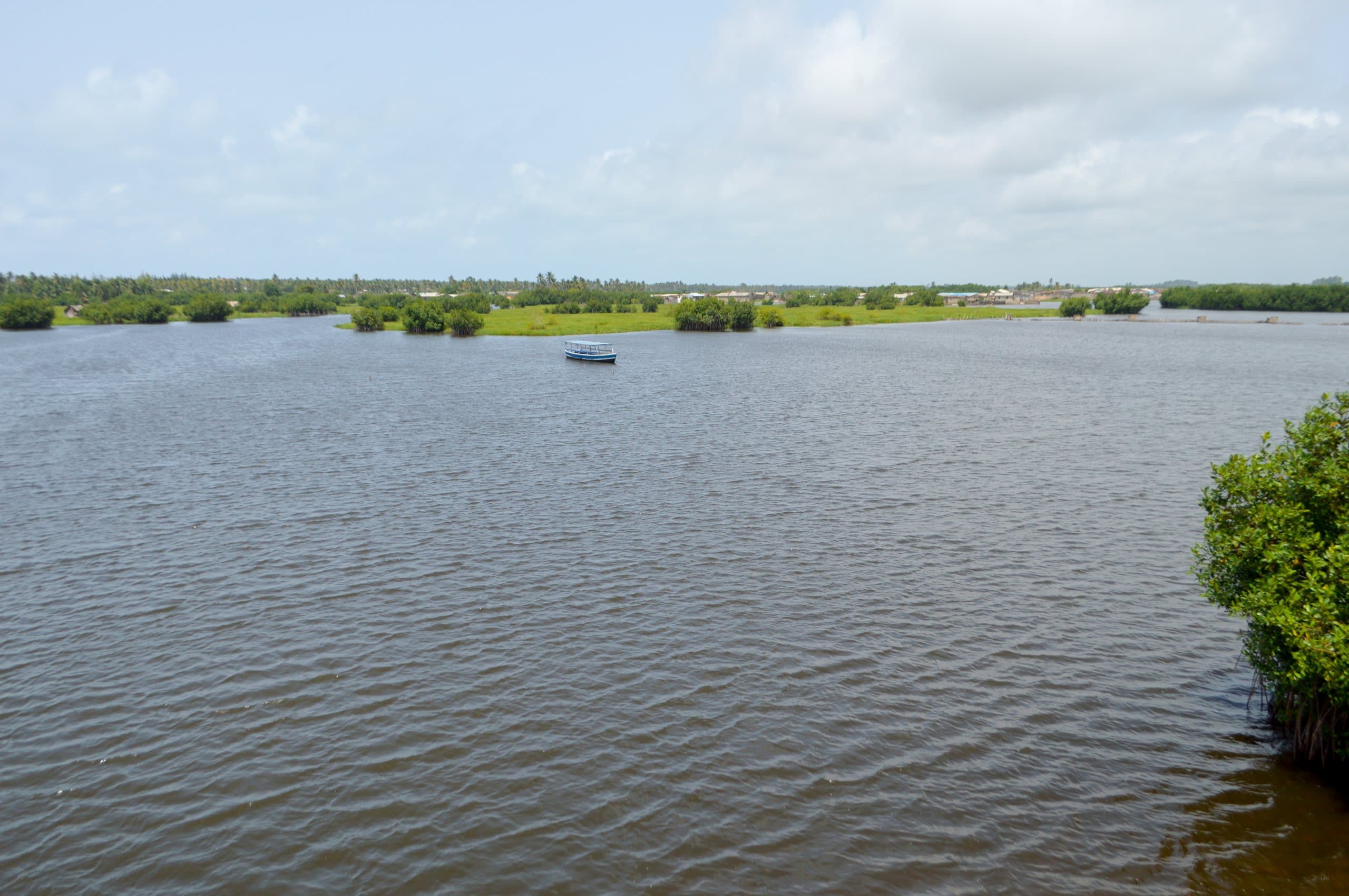 The lagoon on the outskirts of Ouidah